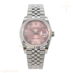 DateJust 36 SS 126234 ARF Pink Diamond Roman Dial on Jubilee Bracelet DD3235
