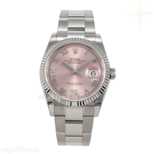 DateJust 36 SS 126234 ARF Pink Roman Dial on Oyster Bracelet DD3235