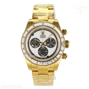 Daytona YG ADGF YG/White Dial on YG Bracelet A7750
