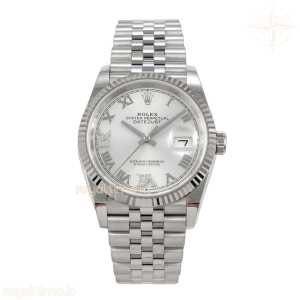 DateJust 36 SS 126234 ARF Silver Diamond Roman Dial on Jubilee Bracelet DD3235