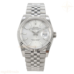 DateJust 36 SS 126234 ARF Silver Stick Dial on Jubilee Bracelet DD3235