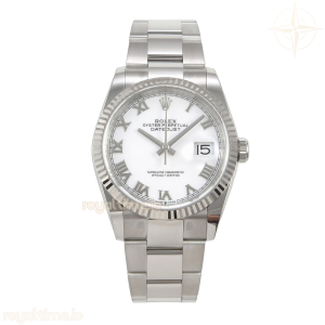 DateJust 36 SS 126234 ARF White Roman Dial on Oyster Bracelet DD3235
