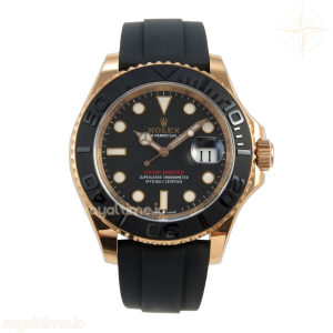 Yacht-Master 126655 SCF 3D Black Ceramic Bezel on Black Rubber Strap DD3235