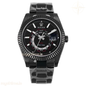 DIW Sky Dweller Black DLC Red Worldtimer