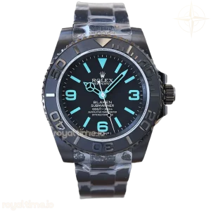 Blaken Submariner Explorer I Dial with Blue Numerals Marker