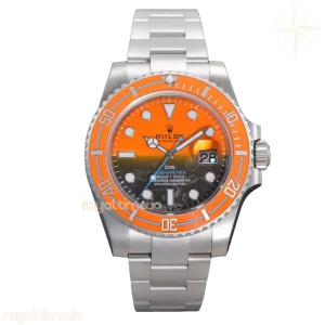 DIW Submariner Persimmon Orange/Black Dial