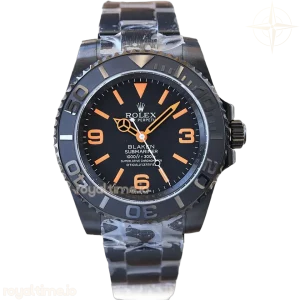 Blaken Submariner Explorer I Dial with Orange Numerals Marker