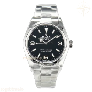 Explorer 36 904L Steel KRF Black Dial on SS Bracelet A2824 V2