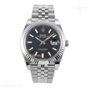 DateJust 41 126334 904L SS SCF Black Dial on Jubilee Bracelet VR3235