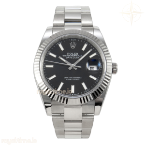 DateJust 41 126334 904L SS SCF Black Dial on Oyster Bracelet VR3235