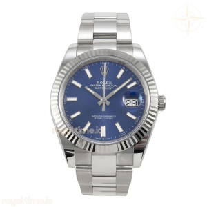 DateJust 41 126334 904L SS SCF Blue Dial on Oyster Bracelet VR3235