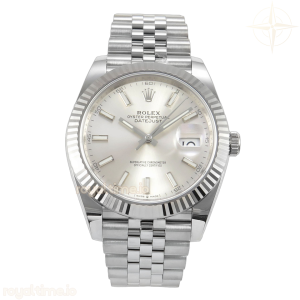 DateJust 41 126334 904L SS SCF Sliver Dial on Jubilee Bracelet VR3235