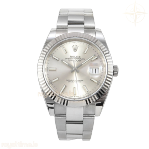 DateJust 41 126334 904L SS SCF Sliver Dial on Oyster Bracelet VR3235