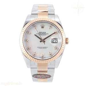 Datejust 126331 41mm 904L SS/RG Clean MOP Diamond Dial on Oyster Bracelet VR3235