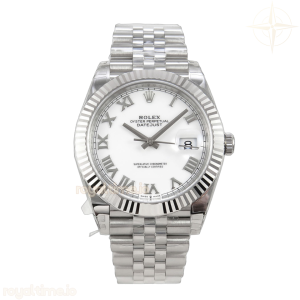DateJust 41 126334 904L SS VSF White Roman Dial on Jubilee Bracelet VS3235 V2 (133g)
