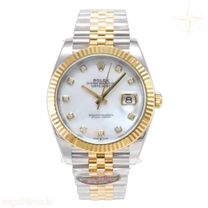 Datejust 126331 41mm 904L SS/YG Clean MOP Diamond Dial on Jubilee Bracelet VR3235
