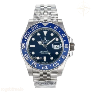 GMT-Master II 126716 BLAKEN 904L Blue Dial on SS Jubilee Bracelet SH3285