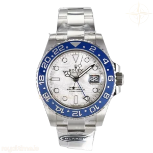 GMT-Master II 126716 BLAKEN 904L Meteorite Dial on SS Bracelet SH3285