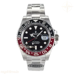 GMT-Master II 126719 BLAKEN 904L Black Dial on SS Bracelet SH3285