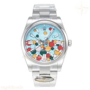 Oyster Perpetual 41mm 124300 Clean 904L Steel Balloon Dial on SS Bracelet VR3230