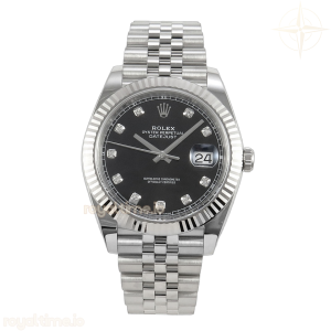 DateJust 41mm 126334 ARF Black Diamonds Dial on Jubilee Bracelet DD3235
