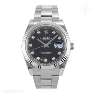 DateJust 41mm 126334 ARF Black Diamonds Dial on Oyster Bracelet DD3235