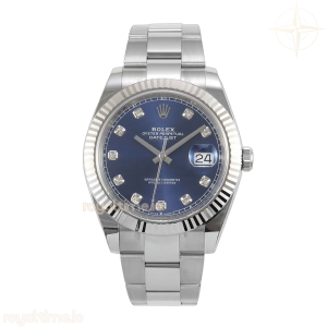 DateJust 41mm 126334 ARF Blue Diamonds Dial on Oyster Bracelet DD3235