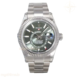 Sky-Dweller 336934 Mint Green Dial in Steel