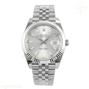 DateJust 41mm 126334 ARF Sliver Stick Dial on Jubilee Bracelet DD3235