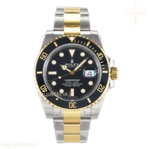 Submariner 116613 LN Black Ceramic 904L Steel/YG VSF Black Dial VS3135