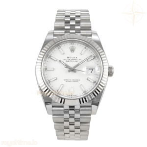 DateJust 41mm 126334 ARF White Stick Dial on Jubilee Bracelet DD3235