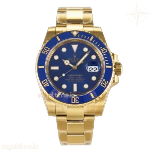 Submariner 116618 LB Blue Ceramic YG Plated 904L Steel VSF VS3135
