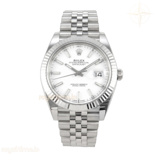DateJust 41mm 126334 Clean Plus White Stick Dial on Jubilee Bracelet DD3235