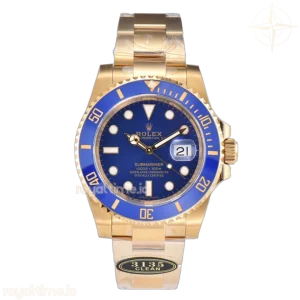 Submariner 40 116618LB Blue Ceramic in Gold
