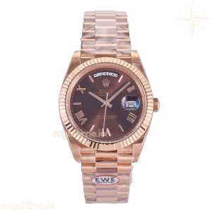 Day Date 40 RG EWEF RG Roman Dial on President Bracelet A3255 (Weighted) 187g