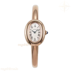 Cartier Baignoire De Cartier RG BLSF White Dial on RG Medium Size Bracelet Swiss Quartz