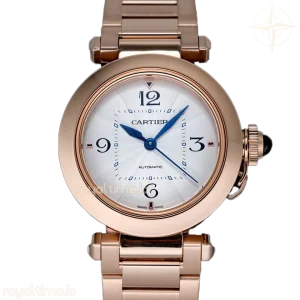 Cartier Pasha de Cartier White Dial 35mm in Rose Gold
