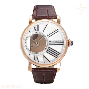 Cartier Rotonde De Cartier White Dial in Rose Gold