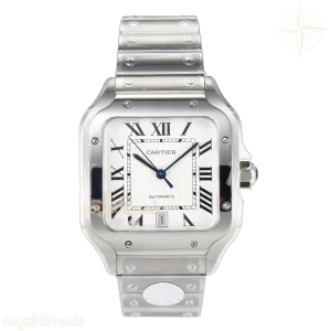 Cartier Santos de Cartier 40mm J12F White Dial on SS SmartLinks Bracelet MIYOTA 9015