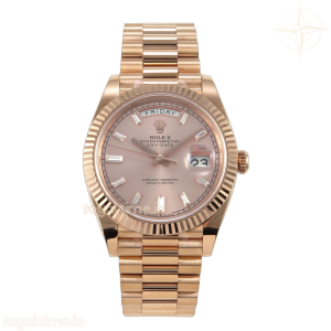 DayDate 40 228235 ARF RG Crystal Dial on President Bracelet VR3255
