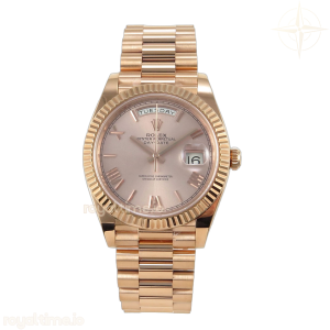 DayDate 40 228235 ARF RG Roman Dial on President Bracelet VR3255