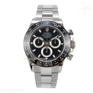 Daytona 116500 UFO Black Dial on Bracelet UF4130 (Free Sprung)