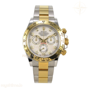 Daytona 116503 904L SS/YG VF White MOP Dial On SS/YG Bracelet DD4130