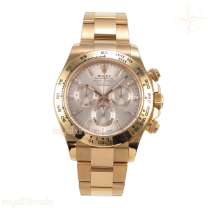 Daytona 116505 904L RG VF Pink Crystal Dial On 904L RG Bracelet DD4130