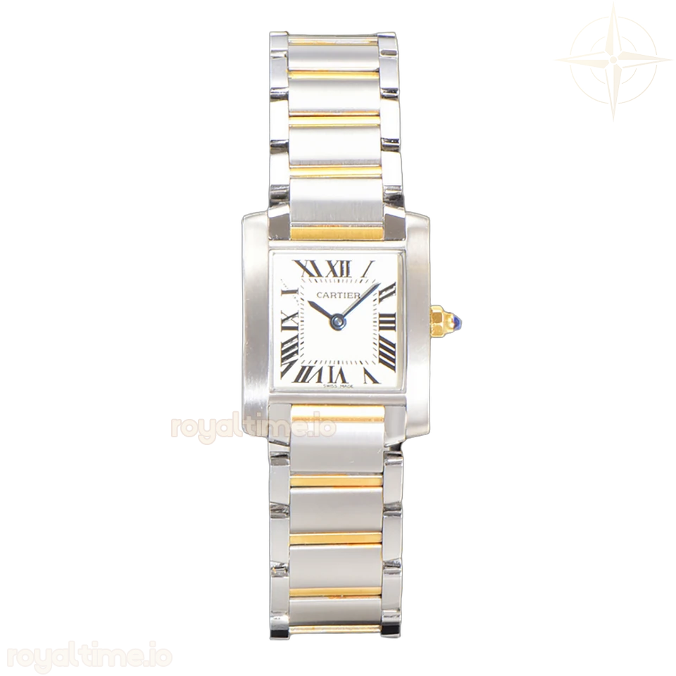 Cartier Tank Francaise Watch Small Steel/Yellow Gold