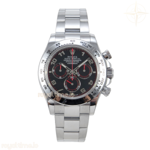 Daytona 116509 QF Black Numeral Dial on SS Bracelet SA4130 V2 Weighted 182g