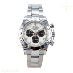 Daytona 116509 QF White/Black Numeral Dial on SS Bracelet SA4130 V2 Weighted 182g