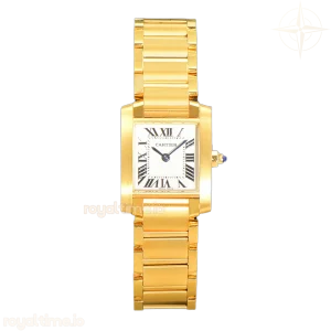 Cartier Tank Francaise Watch Small Yellow Gold