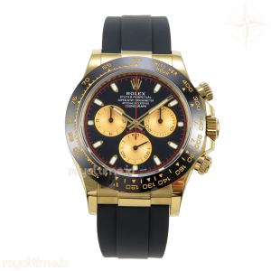 Daytona 116518 AVF Black/YG Stick Dial on Oysterflex Strap DD4130 Gain Weight (Mod)