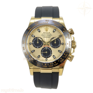 Daytona 116518 AVF YG/Black Dial on Oysterflex Strap DD4130 Gain Weight (Mod)